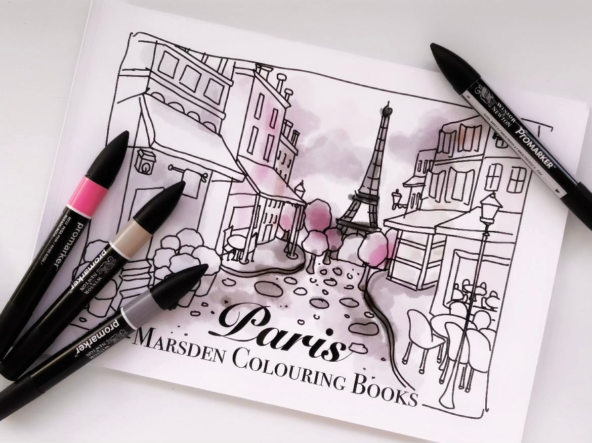 Marsden Colouring Books: Paris