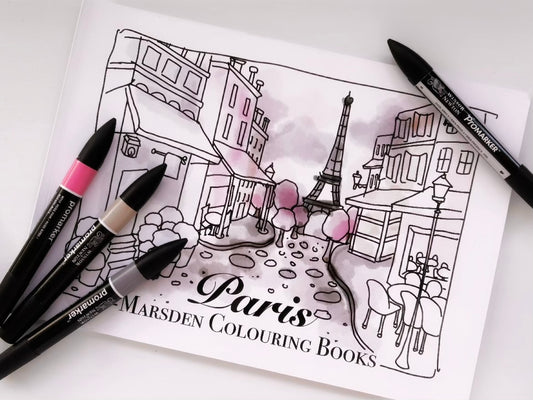 Marsden Colouring Books: Paris