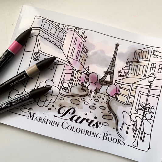 Marsden Colouring Books: Paris